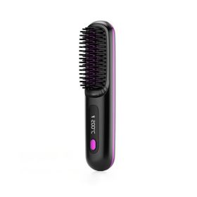 Portable Cordless Hair Straightening Comb With LED Display (Type: Beauty Tools, Color: Black)