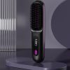 Portable Cordless Hair Straightening Comb With LED Display