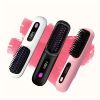 Portable Cordless Hair Straightening Comb With LED Display